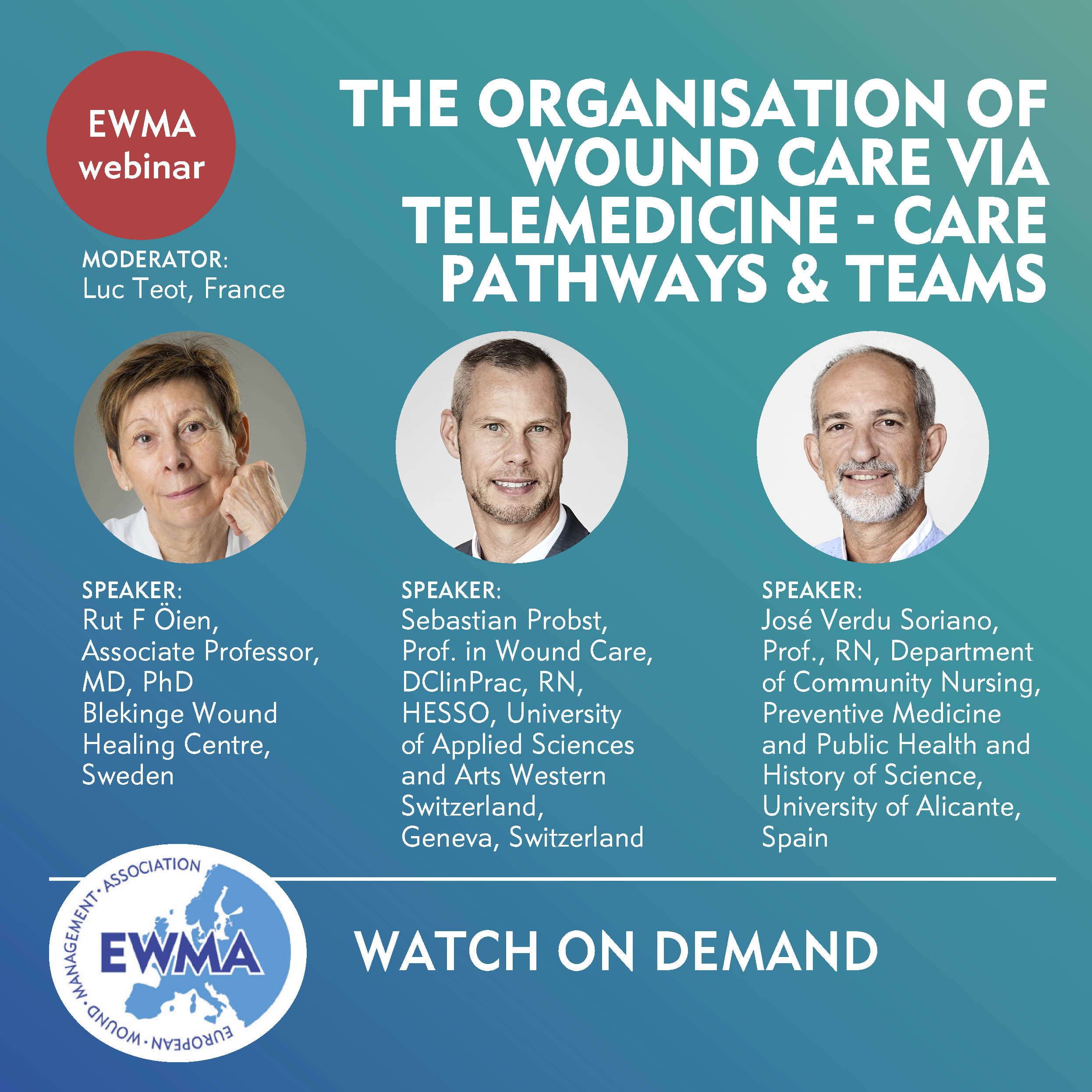 EWMA Webinar speaker overview